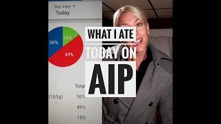 Year 3 on AIP What I eat in a day with calorie nutrient and macro breakdown at end [upl. by Ramhaj954]