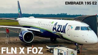 VOANDO PARA FOZ DO IGUAÇÚPR COM O MODERNO EMBRAER 195 E2 DA AZUL LINHAS AÉREAS [upl. by Allan719]