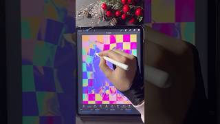 New Year pattern in procreate tutorial drawing [upl. by Goltz]