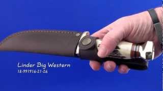 Linder Big Western Classic Bowiemesser wwwpizziniat [upl. by Elva]