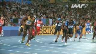 Mens 4x100m Relay Final  IAAF World Championships Daegu 2011 [upl. by Mahmoud]