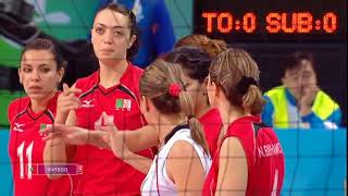 Olympics 2008 Womens volleyball Algeria  Russia [upl. by Kesley]