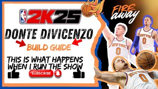 Donte Dinvicenzo Build Sniping Monster on NBA 2k25 [upl. by Kimberley119]