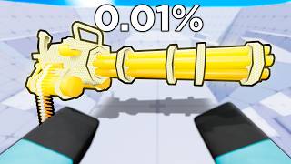 using MINIGUN until I unlock DIAMOND in Roblox Rivals [upl. by Aida]