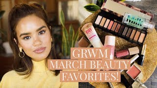 MARCH BEAUTY FAVORITES GRWM  DACEY CASH [upl. by Anelahs]