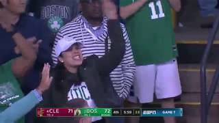 Jayson Tatum Dunks On Lebron James and then hits a 3 pointer [upl. by Ayaros]