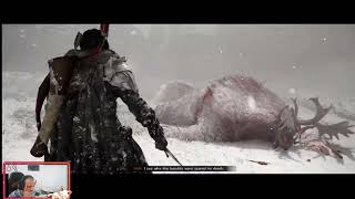 Crimson Desert Whitehorn Battle Gameplay Trailer Reaction  gamescom 2024 [upl. by Nimaynib93]