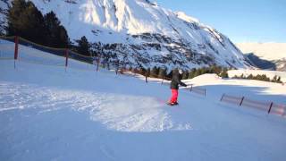 Snowpark Obergurgl Snowboard Parkcheck  12012014 [upl. by Phene]