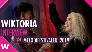 Wiktoria quotNot With Mequot Interview  Melodifestivalen 2019  wiwibloggs [upl. by Henn]