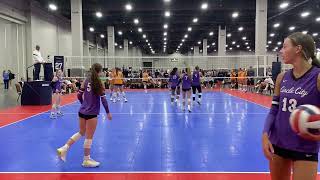 USAV Nationals Circle City 16 Black vs Mintonette m62 7324 [upl. by Luanne]