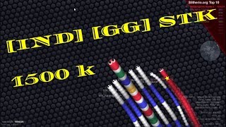 Slitherio new World RECORD 1500k Complete Gameplay 20172018 [upl. by Anitsuga]