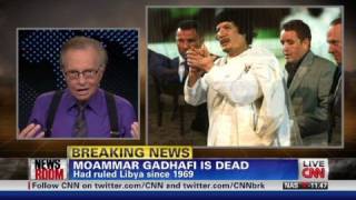 Larry King reflects on Gadhafi interview [upl. by Ethelred]