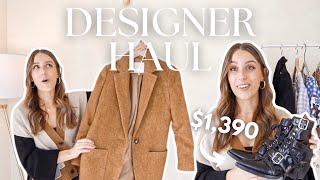 HUGE Designer Clothing Haul To RESELL On POSHMARK  Online Sourcing amp Buy Sell Trade Store Haul [upl. by Leshia]