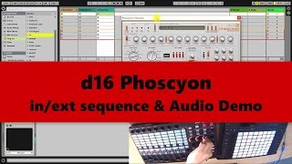 d16 Phoscyon TUTORIAL Sequence and Audio 2017 [upl. by Oileduab]