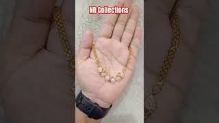 latest short necklace sets gold jewellery wholesale nrcollections2027shorts trending [upl. by Fritts]