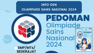 INFO TERBARU OLIMPIADE SAINS NASIONAL OSN 2024 [upl. by Yulma921]