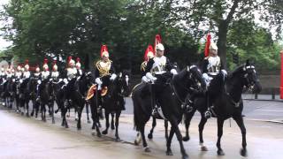 The Household Cavalry in London [upl. by Yekcaj]