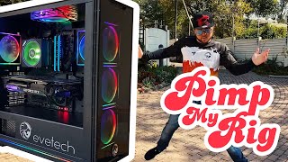 Pimp My Rig  Evetech Trio Elite case PC build with DangerousDave [upl. by O'Connor]