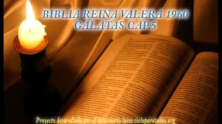 Biblia HabladaBIBLIA REINA VALERA 1960 GÁLATAS CAP 5 [upl. by Egerton]