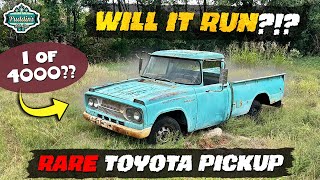 ABANDONED 1966 Toyota STOUT RARE Will it run [upl. by Einneg]