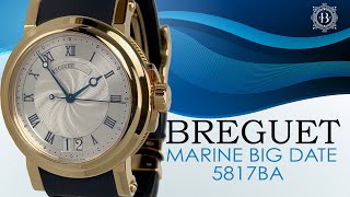 Breguet Marine Automatic Big Date 5817BA129V8 [upl. by Inamik571]