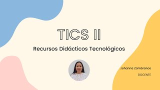 Recursos Didácticos Tecnológicos [upl. by Nylrak]