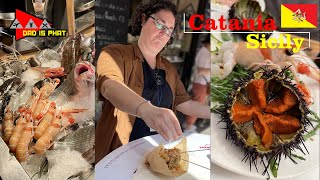 Finding the best food in Catania Sicily [upl. by Eidroj]