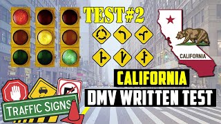 California DMV Written test 2024 ✅ Permit Practice Test 2 [upl. by Reh466]