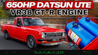 This 650HP GTR Powered Datsun Ute Took GTR Festival By Storm  Capturing Car Culture [upl. by Surdna779]