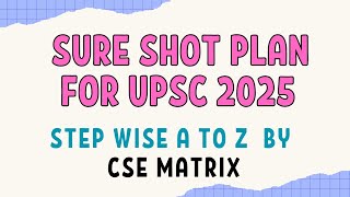 A Proven Stepwise Strategy for UPSC 2025 [upl. by Zumstein]