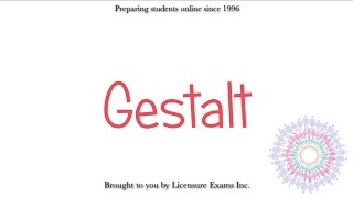 Gestalt Therapy  Frtiz Perls  ASWB NCE NCMHCE MFT Exam Prep and Review [upl. by Roanne398]