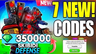 New SKIBIDI TOWER DEFENSE ROBLOX CODES 2024  SKIBIDI TOWER DEFENSE CODES [upl. by Chilt]