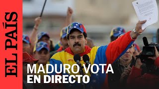 DIRECTO  El presidente Nicolás Maduro vota en las elecciones presidenciales de Venezuela  EL PAÍS [upl. by Egwan]