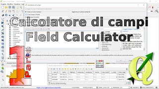 QGIS Calcolatore di campi Field calculator part 1 [upl. by Hesther]