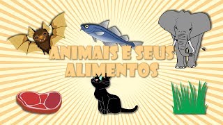 ANIMAIS CARNÍVOROS HERBÍVOROS E ONÍVOROS [upl. by Anaya]