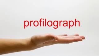 How to Pronounce profilograph  American English [upl. by Eelytsirk]