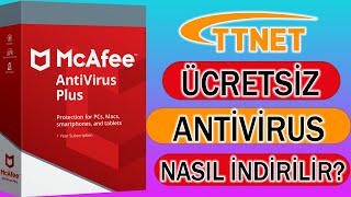 ÜCRETSİZ ANTİVİRÜS PROGRAMI McAfee TTNET Anti virüs [upl. by Maud]