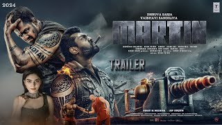 MARTIN  Hindi Trailer  Dhruva Sarja  19 Fab 2024  AP Arjun  Uday K Mehta Productions TSeries [upl. by Lerrud]