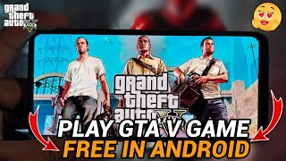 HOW TO DOWNLOAD AND PLAY GTA V GAME ON ANDROID 2024 HINDI [upl. by Nagar]