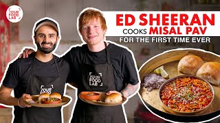 EdSheeran cooks INDIAN FOOD for the first time ever with Chef Sanjyot Keer [upl. by Hacim]