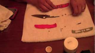 Spyderco Endura 4 Disassembly Reassembly Part 2 of 2 [upl. by Essilem]