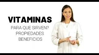 ¿Qué son las VITAMINAS y para que sirve las vitaminas [upl. by Minsat]