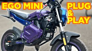 Plug and Play Power Econic Cycles Upgrade Kit for the EGO Mini Bike [upl. by Feldstein]