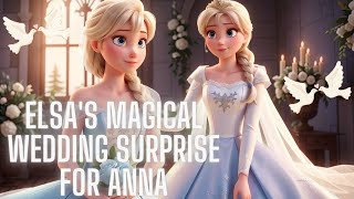 Elsas Magical Wedding Surprise for Anna  Kids Stories In English  Bed Time Stories  Disney time [upl. by Utham409]