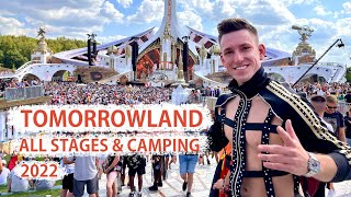 Tomorrowland  All Stages and Camping  Expirience Festival Tour Overview [upl. by Ermey]