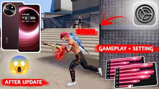 Vivo T3x 5G Free Fire Sensitivity Setting amp Gameplay  Vivo T3x 5g Free Fire Gameplay Test [upl. by Ahnavas478]