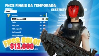 Como eu fiquei em 2° lugar na FNCS Grand Finals US13000 [upl. by Genesa876]