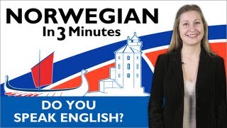 Learn Norwegian  Norwegian in Three Minutes  Do you speak English [upl. by Ramin]