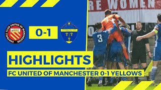 HIGHLIGHTS  FC United of Manchester 01 Warrington Town [upl. by Hopkins]