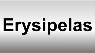 How to Pronounce Erysipelas [upl. by Ydner]